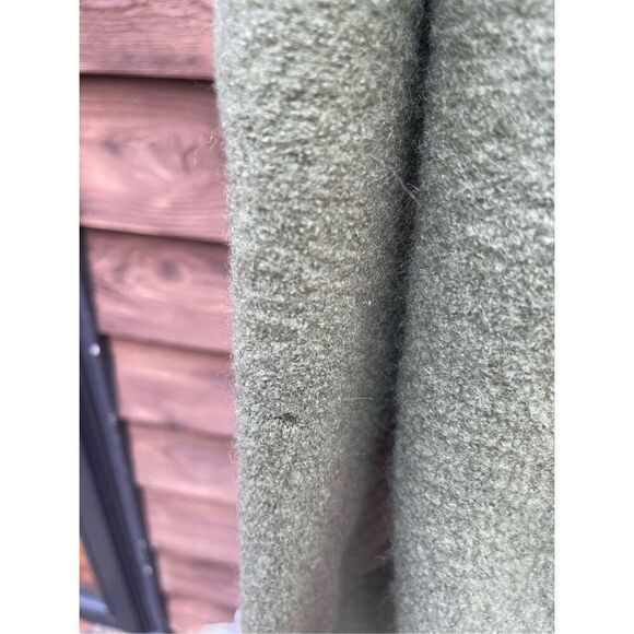 Vintage IBEX XL Men’s Green 100%  New Wool Thick Zip Jacket made in USA - Picture 7 of 15